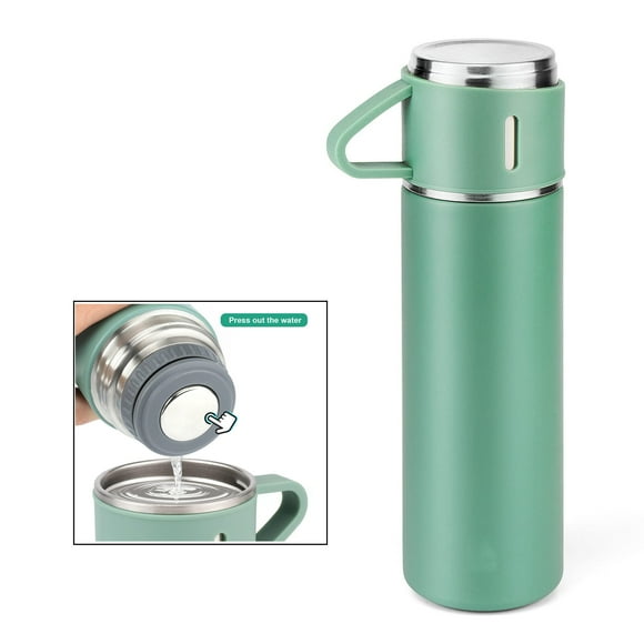 Mistaha Bouteille Isotherme en Acier Inoxydable à Vide avec Tasse pour Café Boisson Chaude et