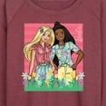 thumbnail image 3 of Barbie - Spring Easter Barbie And Friend - Women's Lightweight French Terry Long Sleeve Shirt, 3 of 5