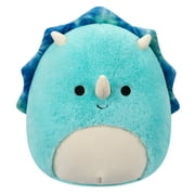 Squishmallows Official Plush 16 inch Malik the Blue Triceratops - Child's Ultra Soft Stuffed Toy