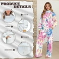 thumbnail image 5 of Garronmavis Sweat Sets for Women 2 Piece Tie Dye Hoodie for Women 2 Piece Outfit Two Piece Lounge Sets Hoodies and Sweatpants Fashion Clothes Tracksuit, Size S, 5 of 6