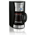 thumbnail image 1 of Hamilton Beach 12 Cup Programmable Drip Coffee Maker with Glass Carafe, Black (46895), 1 of 7