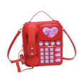 thumbnail image 2 of Abbraccia Telephone Crossbody Bag Practical Sturdy Telephone Shoulder Handbag for Umbrella Red, 2 of 9