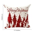 thumbnail image 3 of Wooowa Christmas Themed Pillow Covers (Assorted Patterns), 17.7x17.7Inch Festive Decor for Sofas, Bedrooms & Holiday Gatherings (Pillow Insert Not Included), 3 of 6