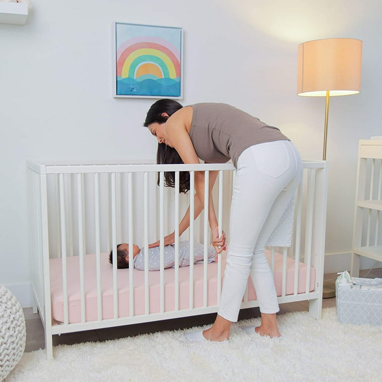 Comfy Cubs Fitted Crib Sheet – 100% Cotton Baby Crib Mattress - Main Image