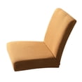 thumbnail image 3 of Jacquard Stretch Kitcen Silla de comedor Funda de asiento Funda de silla de comedor marrón, 3 of 9