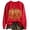 Red, variant on XINPING Womens Fall Sweatshirt Sequin Pumpkin Graphic Pullover Crewneck Top Shirt Oversized Long Sleeve for Halloween Autumn Cozy Soft Warm Loose Fit Daily Wear Outfit