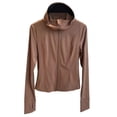 thumbnail image 4 of XINPING Women's Soft Lightweight Full Zip Jacket with Pockets UPF 50+ Lightweight Sun Protection Jacket for Summer Outdoors, 4 of 4