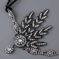 thumbnail image 3 of 1920s Great Headband Mujeres Pers Charleston Party Headpiece , Estilo 1-Negro Macarena Diadema Flapper para mujer, 3 of 4