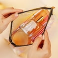 thumbnail image 3 of WRKEKC Clearance PVC Transparent Toiletry Bag with Handle Strap, Waterproof Cosmetic Organizer for Travel, Bathroom, or Vacation, Compact and Easy to Clean, 3 of 8