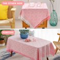 thumbnail image 4 of Cotton linen tablecloth, rectangular coffee table tassel lace tablecloth, camping table cloth, 4 of 5