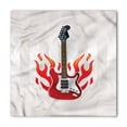 thumbnail image 1 of Guitar Bandana, Cool Electric Item Flames, Unisex Head and Neck Tie, by Ambesonne, 1 of 2