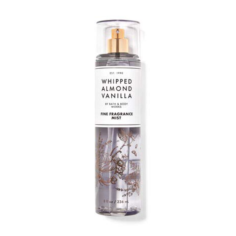 Bath and Body Works WHIPPED ALMOND VANILLA Fine Fragrance Mist Full