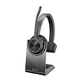 thumbnail image 1 of Poly - Auriculares inalámbricos Voyager 4310 UC + soporte de carga (Plantronics) - Auriculares de un solo oído con micrófono - Conexión a PC/Mac mediante adaptador Bluetooth USB-C, teléfono celular me, 1 of 1