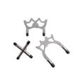 thumbnail image 1 of 3PCS Billiard Bridge Head Portable Metal Snooker Pool Bridge Head Three Types, 1 of 10