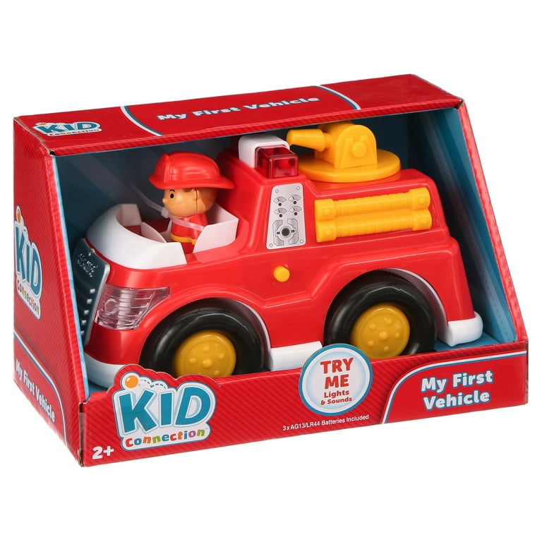 Kid Connection My First Vehicle Toy Truck with Action Figure Fire