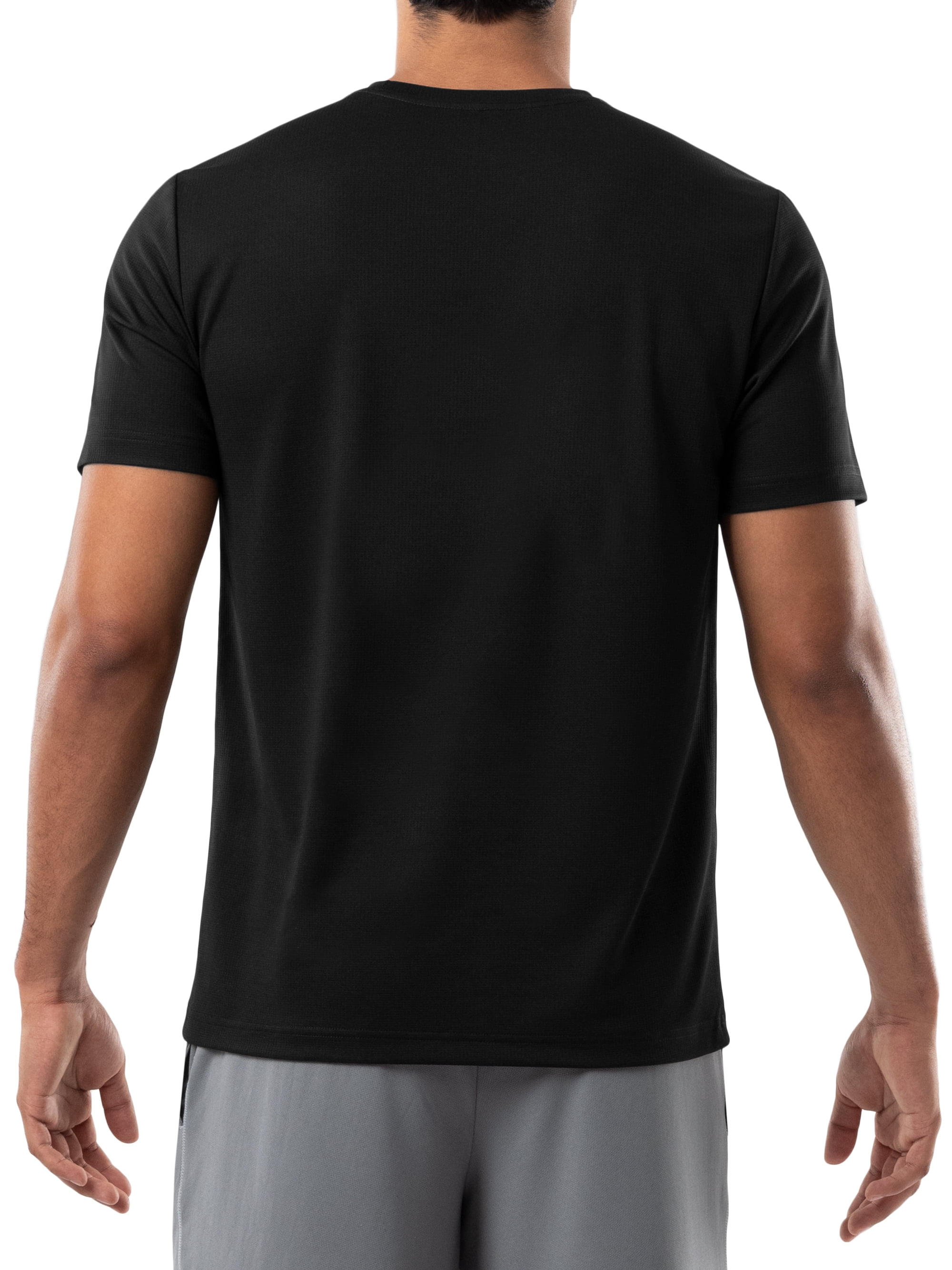 Athletic Works Men's Active Core Short Sleeve T-Shirt, 2-Pack, up to 