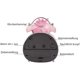 thumbnail image 2 of Despertador para niños, reloj silencioso con luz nocturna y alarma ruidosa_(costbuy) kaili Sencillez, 2 of 3