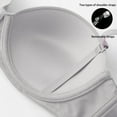 thumbnail image 6 of Women's Strapless Push Up Bra Underwire Padded T-Shirt Bra Wedding Bra(Gray,38B), 6 of 7