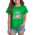 thumbnail image 6 of xaweyi Kids Girls Halloween Fashion Tshirt Crew Neck Short Sleeve Ghost Pumpkin Printed Casual Top, 6 of 7