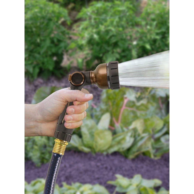 Orbit 7-Pattern Metal Turret Garden Hose Nozzle - Durable Spray Nozzle With Free Shipping