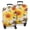 Pink Sunflower Daisy, variant on White Yellow Sunflower Pattern Luggage Cover Fashion Suitcase Cover Baggage Covers Fit 25-28 Inch Luggage (Go Travel)
