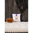 thumbnail image 2 of Witch And Famous Halloween Small/Petite Accent Pillow, 10" x 10", 2 of 5