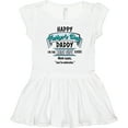 thumbnail image 3 of Inktastic Happy Father's Day- best gift ever Girls Toddler Dress, 3 of 5
