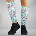 thumbnail image 2 of Santa Compression Leg Sleeves XS/S / Aqua, 2 of 4