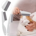 thumbnail image 3 of Stainless Steel Pet Comb, Flea Comb For Cats, Large Size 18Cm, Effective Grooming Tool For Cats, 3 of 5