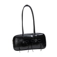 thumbnail image 3 of Bolso de hombro de piel sintética, moderno, tipo axila, para viajes, trabajo y fiestas. negro, 3 of 9