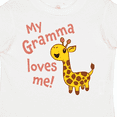 thumbnail image 4 of Inktastic My Gramma Loves Me- Cute Giraffe Boys or Girls Toddler T-Shirt, 4 of 5