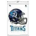 thumbnail image 3 of NFL Tennessee Titans - Drip Helmet 20 Wall Poster with Wooden Magnetic Frame, 22.375" x 34", 3 of 5