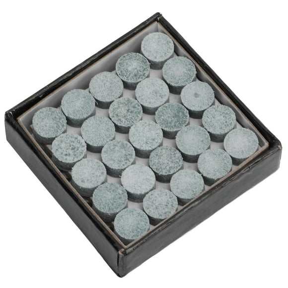 Pool Cue Tips Leather Cue Tip Billiard Stick Tip 50Pcs Pool Cue Tips Leather Billiard Cue Stick Tip Grade B Replacement Tool For Daily Use Training