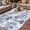 Blue, variant on Watercolor Forest Green Outdoor Rug for Patio/Deck/Porch, Non-Slip Large Area Rug 3 x 5 Ft, Abstract Art Modern Trees Indoor Outdoor Rugs Washable Area Rugs, Reversible Camping Rug Carpet Runner