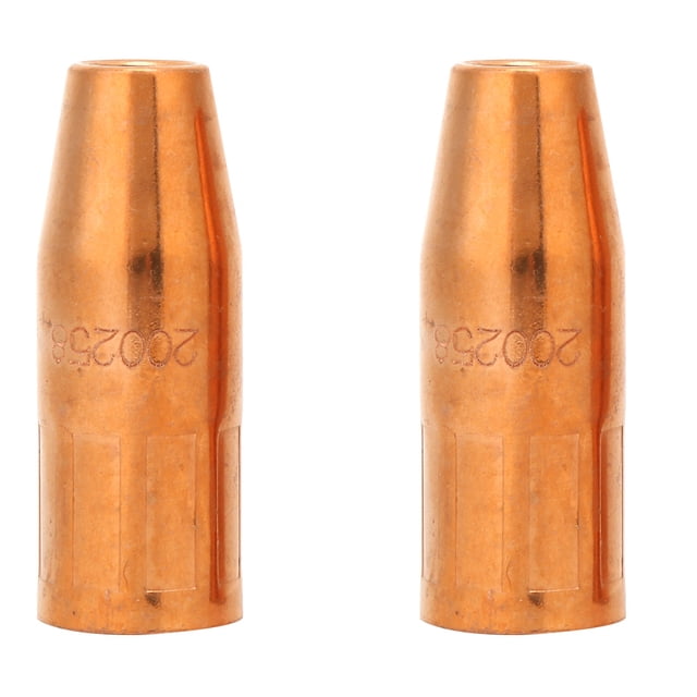 Boquilla de pistola de soldar MIG, 2 uds., 200258 1/2 pulgadas, para pistola Miller M25/M40 Hobart MIG