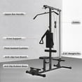 thumbnail image 4 of Bingirl LAT Wall - Mounted Pull - down Machine: 400 lbs Dual Pulley System, 20 Height Adjustments for Full - Body Home Gym Workout, 4 of 9