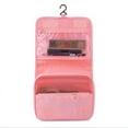 thumbnail image 5 of Twill Suspended Travel Toilet Bag Cosmetic Bag Large Capacity Oxford Cloth Hook Toilet Bag, 5 of 8