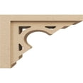 thumbnail image 3 of 6"W x 18"D x 12"H Classic Sheridan Rough Cedar Woodgrain TimberThane Corbel, Primed Tan, 3 of 6
