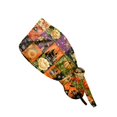 thumbnail image 2 of Halloween Women's Surgical Scrub Cap with Adjustable Fit & Sweatband - Breathable Nurse Hats, 2 of 6