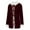 Wine womens jacket, variant on Womens Sweater Coat Usmixi Knitted Sweater Coat for Women Fashion Horn Button Plus Size Hooded Outerwear Long Sleeve Solid Plush Patchwork Sweater Tops Winter Trendy Coat