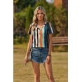 thumbnail image 6 of Zeagoo Womens Basic T-shirts Short Sleeve V-Neck Shirts Summer Casual Tops Daily Wear, 6 of 7