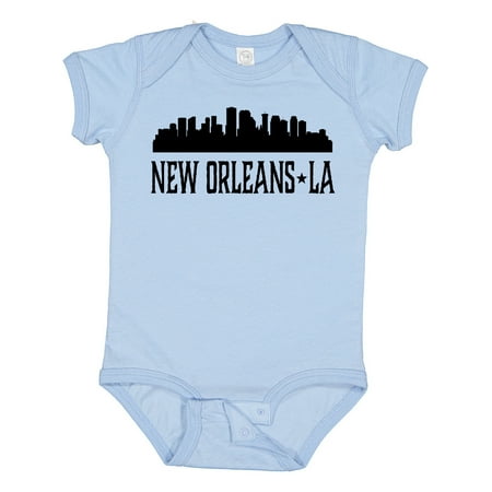 

Inktastic New Orleans Louisiana Skyline Gift Baby Boy or Baby Girl Bodysuit