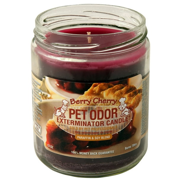 Pet Odor Exterminator Candles, Berry Cherry