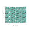 thumbnail image 6 of Hirioo Great White Shark Print Tapestry Lightweight Fabric for Bedroom Aesthetic Home Wall Dorm Décor Living Room Decor 29x37 Inch, 6 of 8