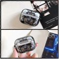 thumbnail image 4 of Earphone Case Compatible with AirPods Pro/3, Creative Cool Perspective Transparent Internal Structure Design AirPods Case, Stylish Soft IMD Earphone P, 4 of 4