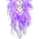 thumbnail image 2 of Sin luz-Atrapasueños Violeta Atrapasueños Grande Pluma Colgante de Pared Móvil Decoración para Niñas y Mujeres Dormitorio Decoración Decoración del Hogar Manualidades Regalo, 2 of 5