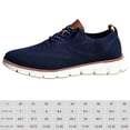 thumbnail image 2 of Zapatos para caminar de malla para hombre zapatillas planas informales ligeras para caminar y correr, 2 of 9