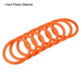 thumbnail image 4 of Unique Bargains 6cm Plastic Carnival Ringtoss Rings Hoop Party Favor Game, Orange 24 Pack, 4 of 5