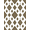Gold Grey Brown, Pattern 18, variant on ODIKA Neutral Para Interlocking Dining Under Table Tapetes Sala Plaid for Home Office, Gaming Room, Desk, Non-Slip Chair-Friendly