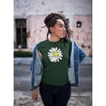 thumbnail image 2 of Daisy Hand Drawn Doodle T-Shirt Women -Image by Shutterstock, Female 5X-Large, 2 of 4
